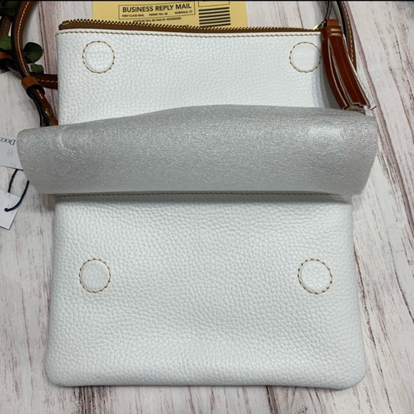 Dooney & Bourke Pebble Grain Foldover Zip Crossbody Bag - Picture 4 of 16
